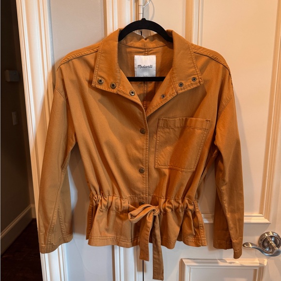 Madewell Mustard Yellow Utility Jacket - Picture 1 of 6